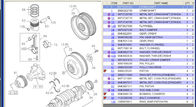 Revêtement Kit Flywheel For ISUAU 4HK1 ZX200-3 ZX240-3 SH210 de 8973627560 moteurs